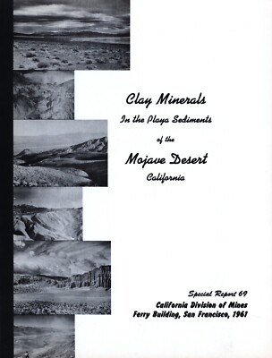 Clay Minerals in the Playa Sediments of the Mojave Desert, California
