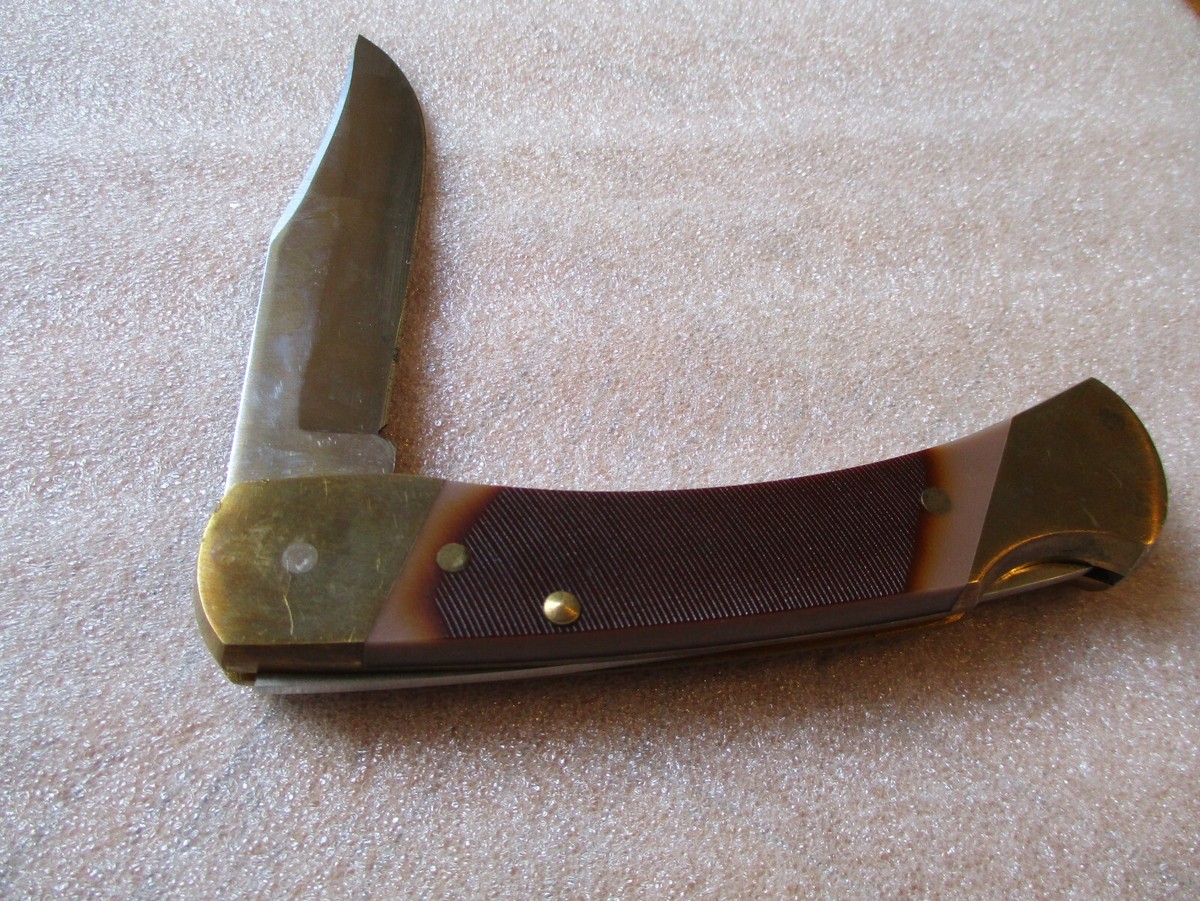 SCHRADE USA 7-OT フォールディングナイフヴィンテージ Vintage Schrade Old Timer U.S.A. 7-OT Large Lock-back Knife with