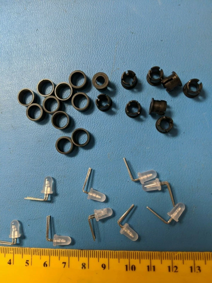 10 pcs LED DOME , GENERAL INSTRUMENT Q6208K , 3008333-03 , RED , 10 pcs - Image 3 of 4