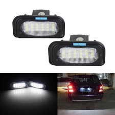 2x 18 SMD LED Kennzeichen Beleuchtung f&uuml;r Mercedes C W203 4-t&uuml;r Limousine 00-07