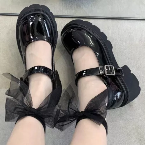 Pumps Damen Blockabsatz Plateau Mary Jane Dress Knöchelriemen Sandalen Schuhe - Bild 2 von 11