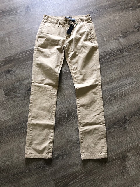 LUCKY BRAND MENS 121 SLIM STRAIGHT CHINO PANTS SADDLE KHAKI SIZE 28X32 $99..NWT | eBay