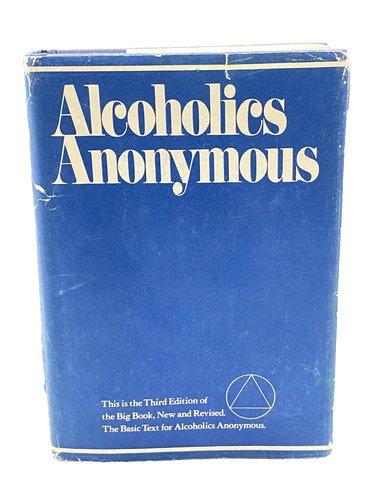 Alcoholics Anonymous Third Edition 1976 Hardcover/ Dust Jacket 7th Print 1980