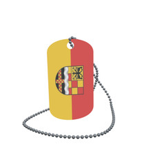 Dog Tag Flag Seibersbach Dog Tag Aluminium 30 x 50 mm