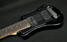 HOFNER HCT-SH-D-BK SHORTY DELUXE TRAVEL Electric Guitar 2 PICKUPS Color is BLACK