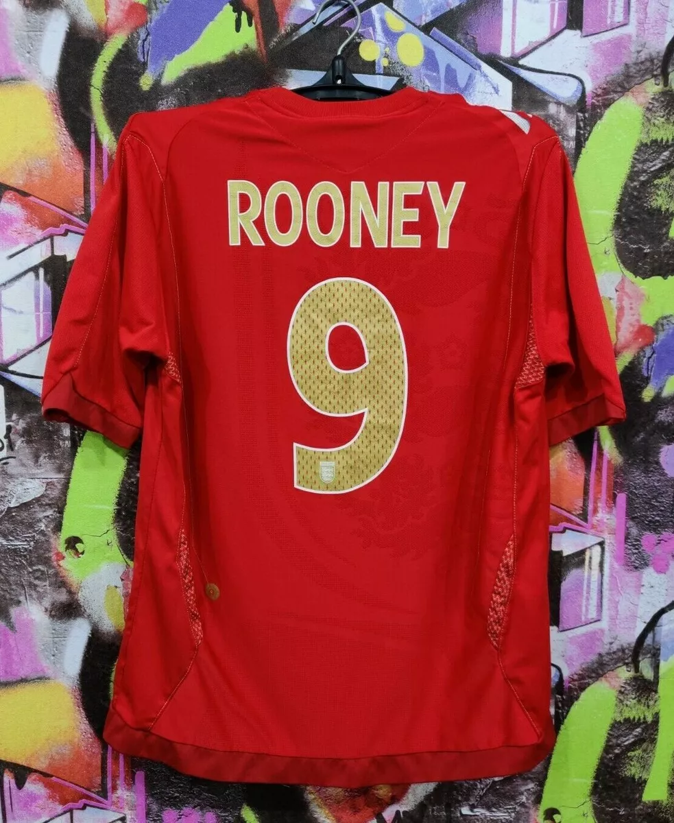 England National Football Team Wayne Rooney 9 Soccer Jersey Shirt