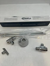 ProFlo PFXHAT32CLKL12 1/2" x 3/8" Straight Supply Stop Kit With One Loose Key