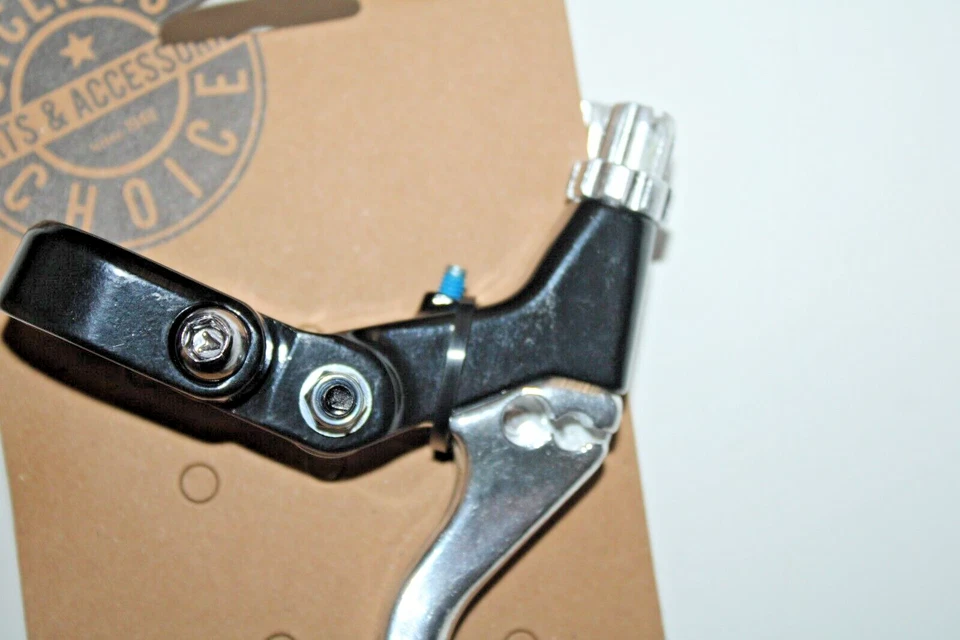 Juego de palancas de freno Promax BL-42 MTB NEGRO/PLATEADO CANTI 2 DEDOS ¡Envío gratuito a EE. UU.!! Foto 3 de 4