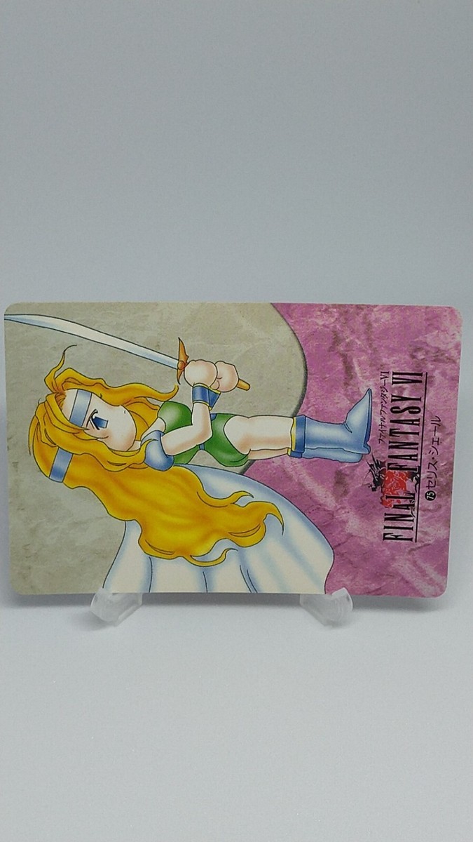 Celes Final Fantasy 6 Bandai Carddass FF Ⅵ No.75 Japanese made in