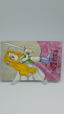 Celes Final Fantasy 6 Bandai Carddass FF Ⅵ No.75 Japanese made in