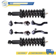 Struts Front Spring Assembly Ball Joint Tierod Kit 8pc For Suzuki Equator 09-12