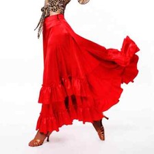 Skirt Dress Women Lady Stage Performance Costume Ballroom Dancing Costume