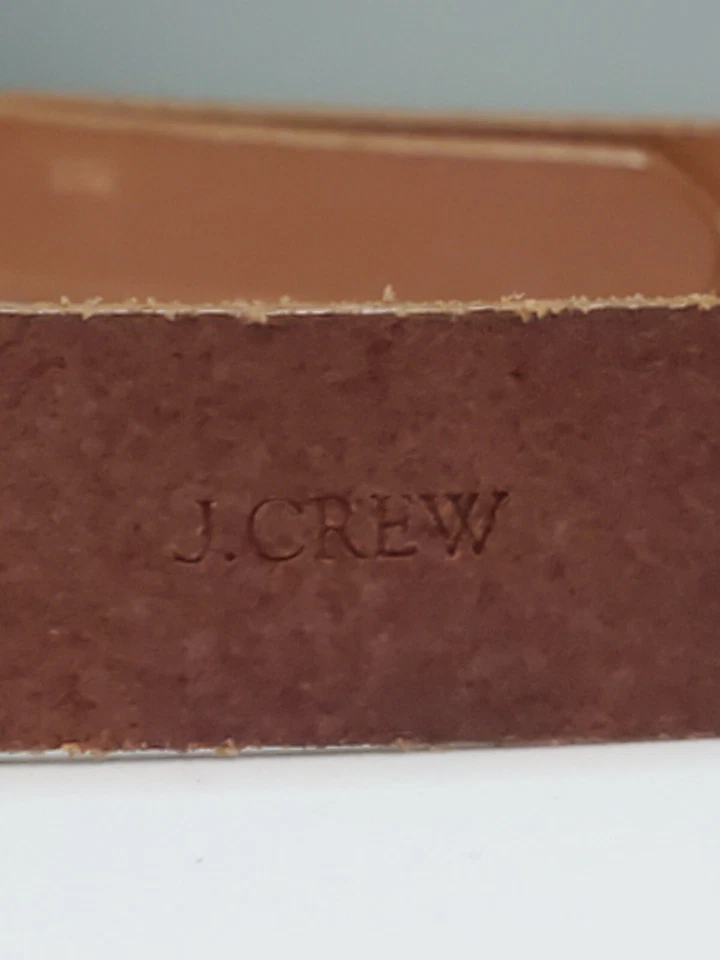 J.CREW Size S Tan Rustic Genuine Simple Leather Ladies Belt A6592  - Image 4 of 4