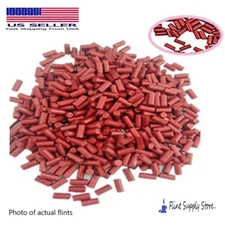 100 Lighter Flints Red Replacement for fluid/gas Lighters Ships from USA