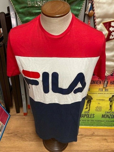 MAGLIA FILA SPORT TRAINING TENNIS T SHIRT MANICHE CORTE
