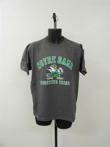 NEW Notre Dame Fighting Irish Adult Mens Size S Small Gray Shirt - Picture 2 of 8