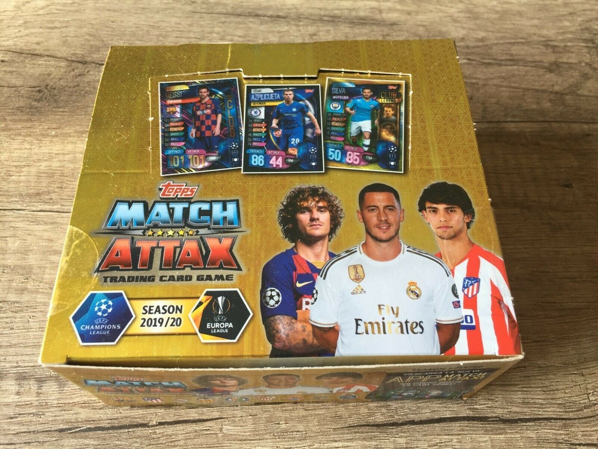 match attax booster box 2019 20 Topps Match Attax CHAMPIONS LEAGUE 2019/20 IBERIAN EDITION 1x BOX = 30x  BOOSTER