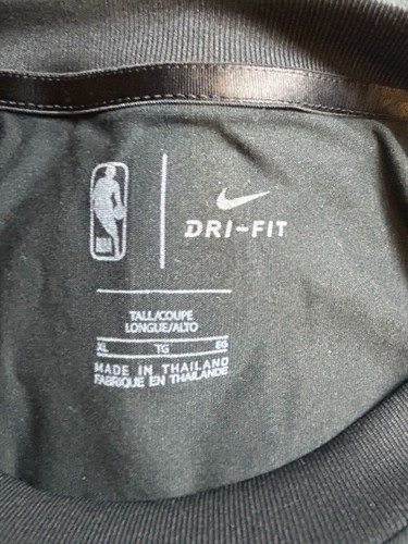 New Nike NBA Chicago Bulls Dri-Fit Black White Pullover Size XLT CU0163-010 - Picture 8 of 10