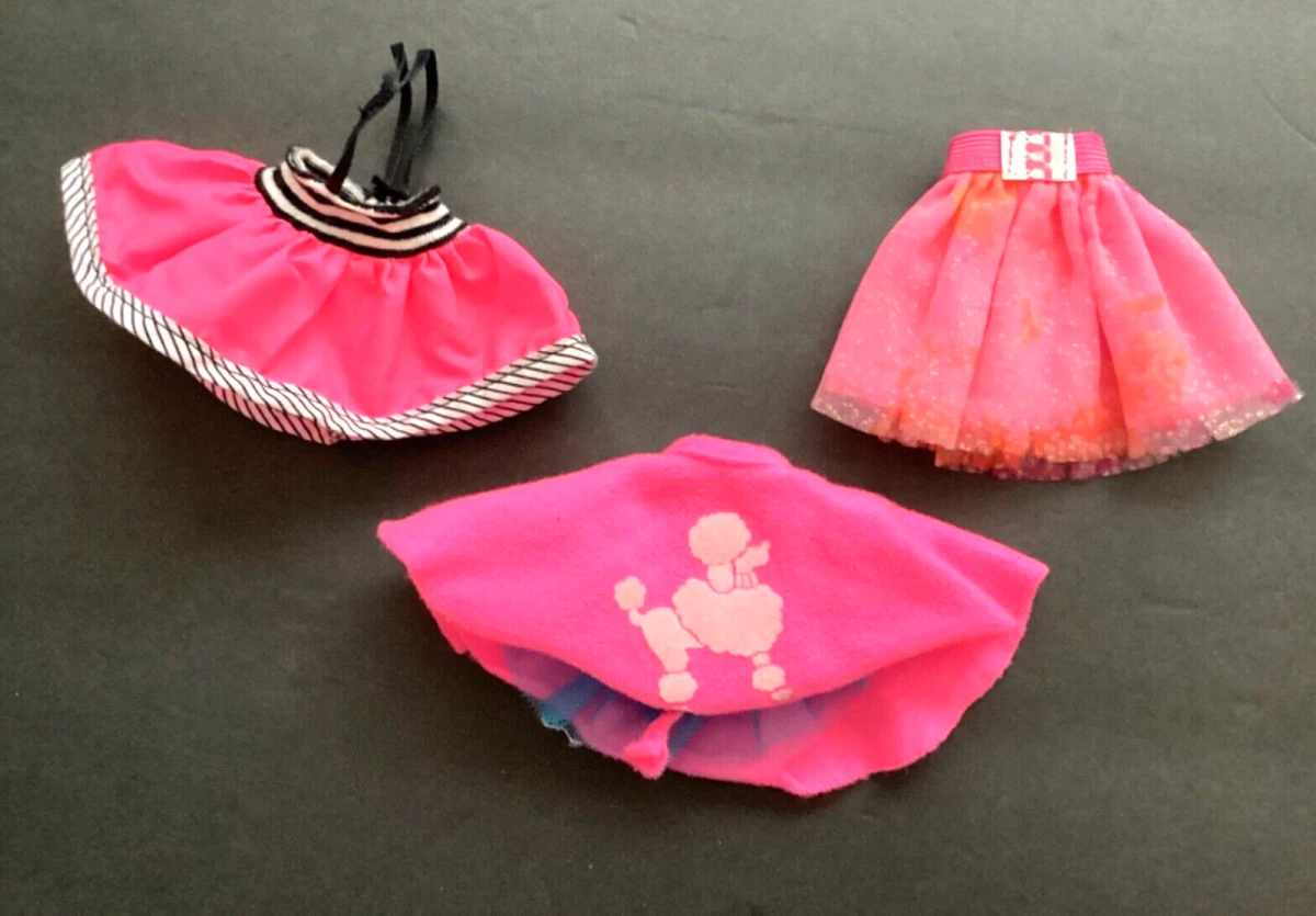 Hot pink skirts top