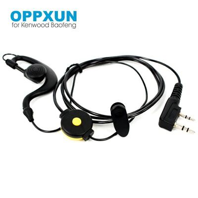 BaoFeng  Ear Hook Earpiece 2 Pin PTT with Mic Headset for UV-5R Walkie Talkie