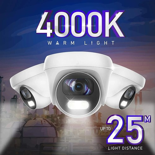 Hikvision COMPATIBLE CCTV Security 5MP Audio Mic Camera ColorVu Night Vision UK - Picture 11 of 18