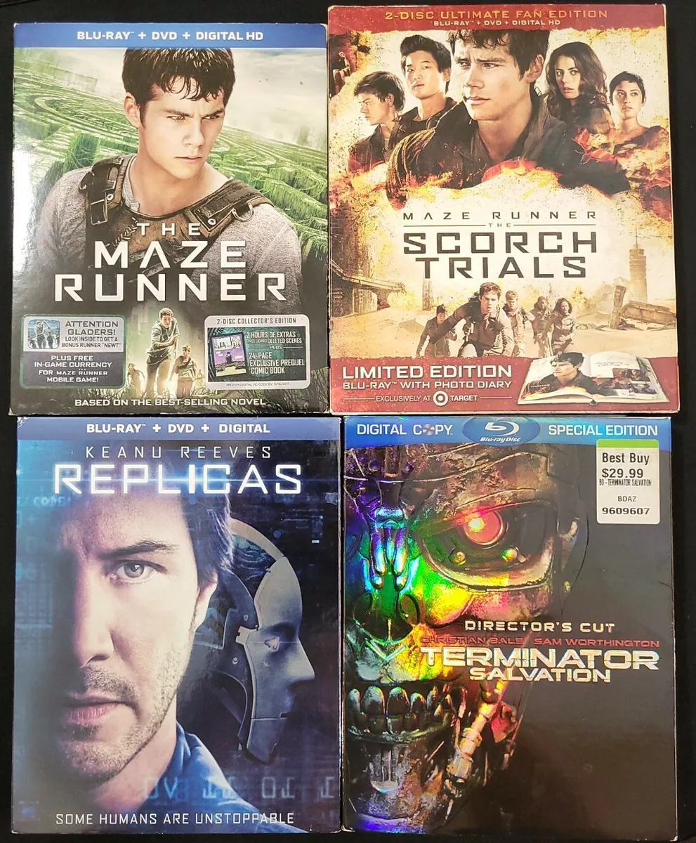  Maze Runner: The Scorch Trials Blu-Ray + DVD + DHD