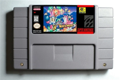Super Bomberman 3 SNES 16-Bit Game Cartridge USA NTSC English