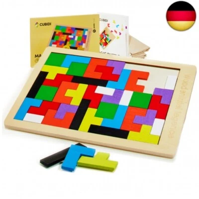 CUBIDI® Kreatives Montessori Tangram Puzzle | Fördert logisches Denken und R