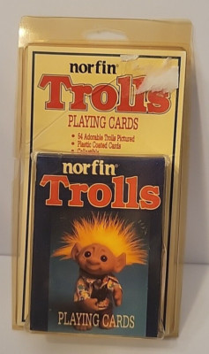 Vintage 1992 Norfin Trolls Playing Cards Fundex New Sealed The Troll Comp