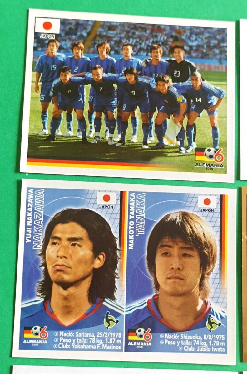 2006 Navarrete Germany World Cup FIFA - E24A JAPAN SOCCER TEAM Full Sticker