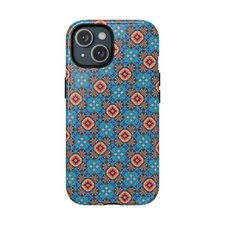 Bohemian Floral Phone Case, Tough Magnetic Case, Stylish Mobile Phone Cover 