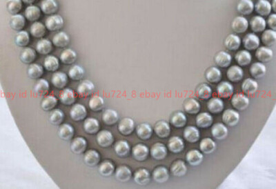 Timeless Dove Grey Freshwater Pearl Necklace - Foto 2