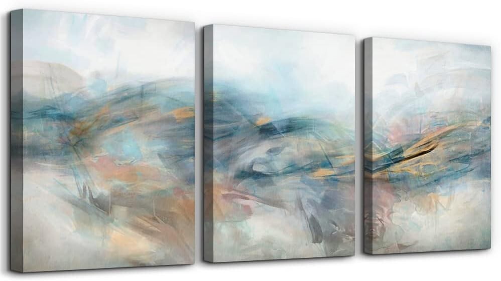 Abstract Canvas Wall Art Set – 20x28in for Living Room & Office Décor  
