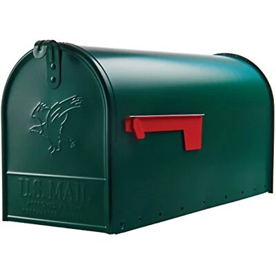 Gibraltar Mailboxes Elite Large Capacity Galvanized Steel Green, Post-Mount - Image 1 of 4