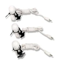 D56 Additional Building Light Cords, 3.5V Bulbs, Set of 3 (56.53598)