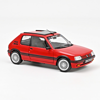 Peugeot 205 Gti 1,9 1/18 1991 Rot Mit Dekor Pts, Schiebedach - Norev 184846