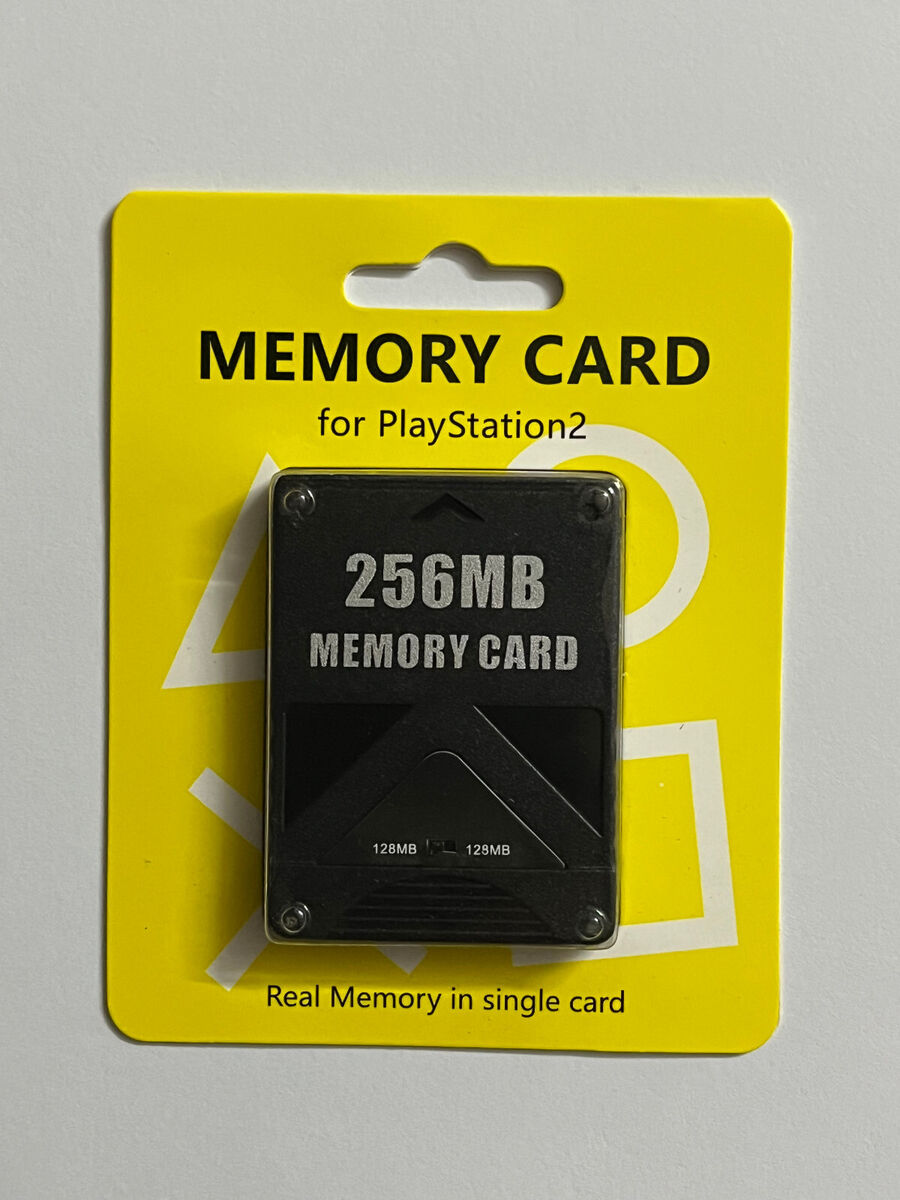 NEW PS2 MEMORY CARD 256MB FOR SONY PLAYSTATION 2 Real Memory in single card