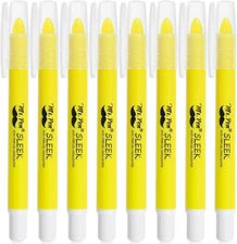 Mr. Pen- No Bleed Gel Bible Highlighters, Yellow, Pack of 8