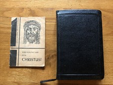 Holy Bible Vintage Book & P Guido Hegele German 1948 Pamphlet Rare