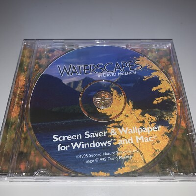 Waterscapes Apple/Mac Screen Saver & Wallpaper (Software, 1995) David Muench