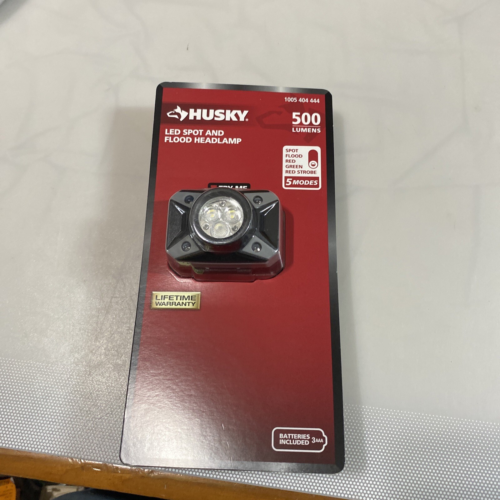 NEW HUSKY 500 LUMENS 5 MODE SPOT AND FLOOD HEAVY DUTY LED HEADLAMP eBay