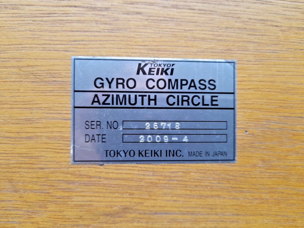Tokyo Keiki Gyro Compass Azimuth Circle | eBay