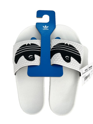 Adidas x Mark Gonzales FY6848 Shmoofoil Bat Slides Cloud White ( 8 ) 