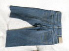 LEVI STRAUSS 33x30 DENIM BLUE JEANS CUT OFF SHORTS PRE OWNED COND. ZIPPER FLY — photo 3