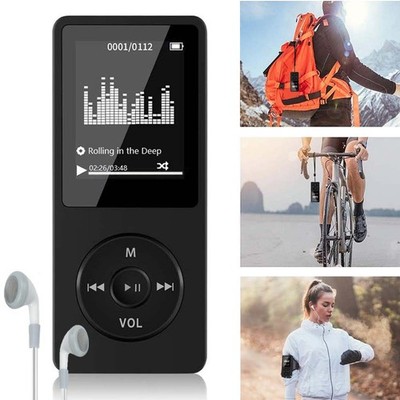 BLUETOOTH MP3 MP4 PLAYER LCD DISPLAY HIFI BASS MUSIK-SPIELER FM RADIO AUDIO DE