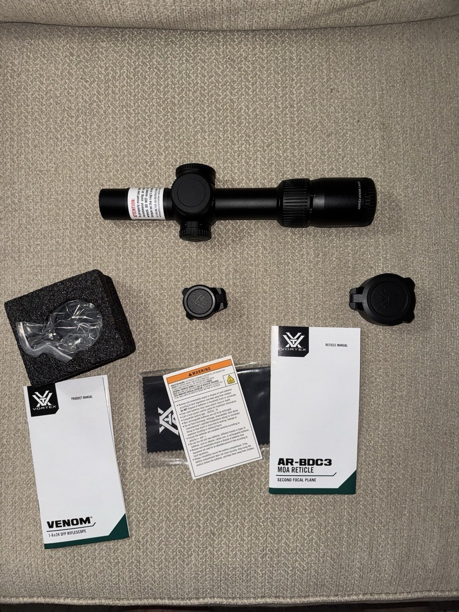 Vortex Venom 1-6x24 SFP -BDC3 30mm Tube Riflescope Black