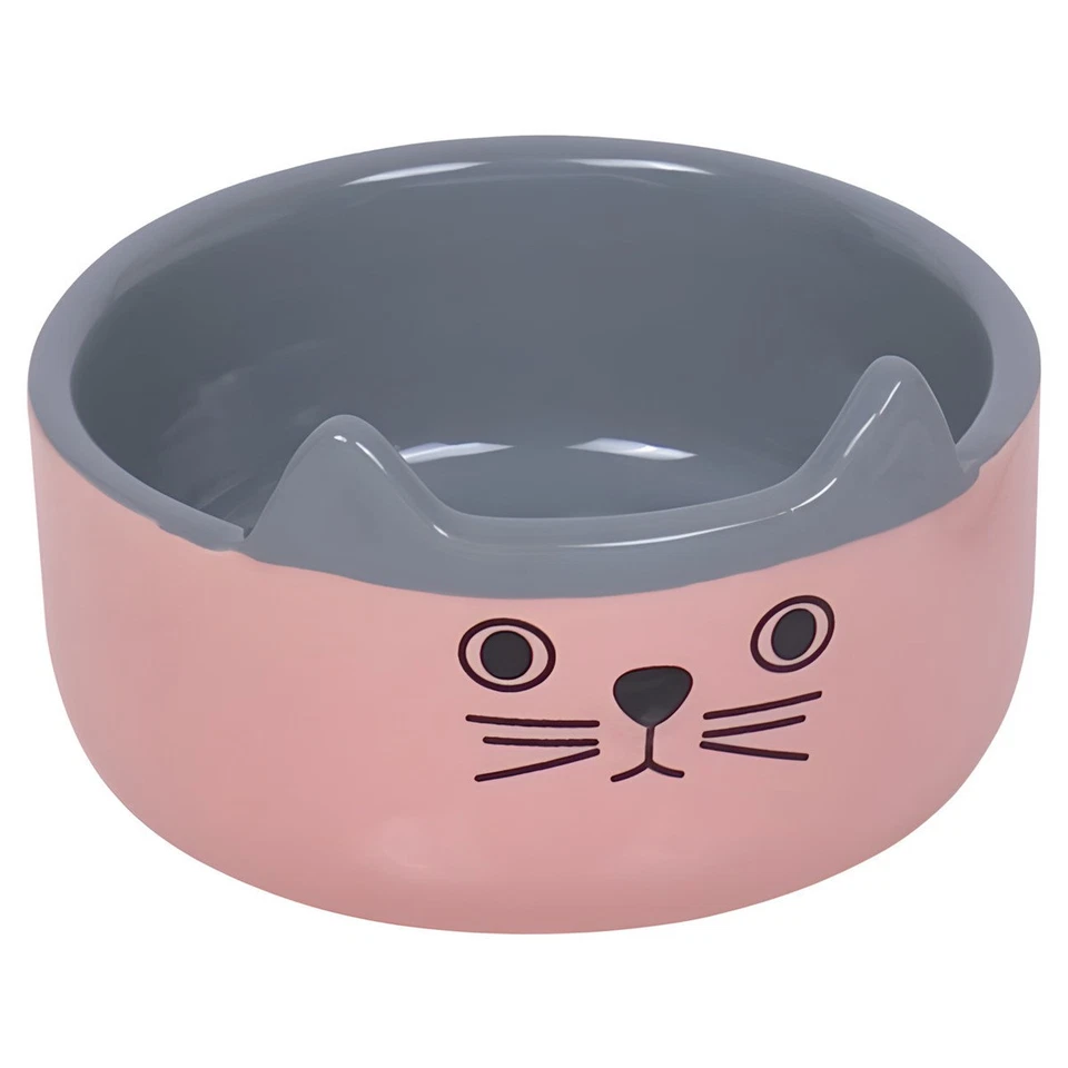 Nobby Katzen Napf Keramik Cat Face pink Ø 13 cm 160 ml mit Katzengesicht - Bild 1 von 1