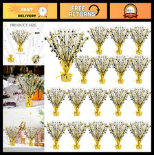 18 Pcs Metallic Foil Spray Centerpieces - Star Burst Table Decorations for Parti