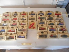 Complete Set 33 Chevron Lledo Die-Cast Vintage Vehicles Made in England