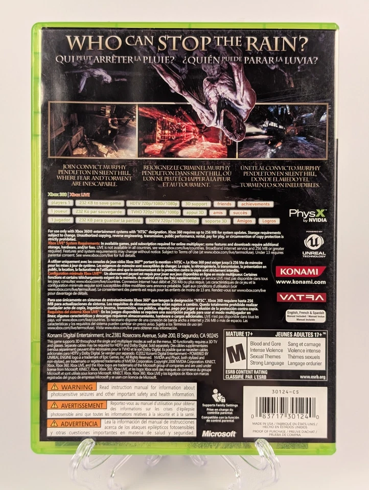 Silent Hill: Downpour (Microsoft Xbox 360, 2012)➡️CIB  - Tested - Excellent 📀! - Image 2 of 4